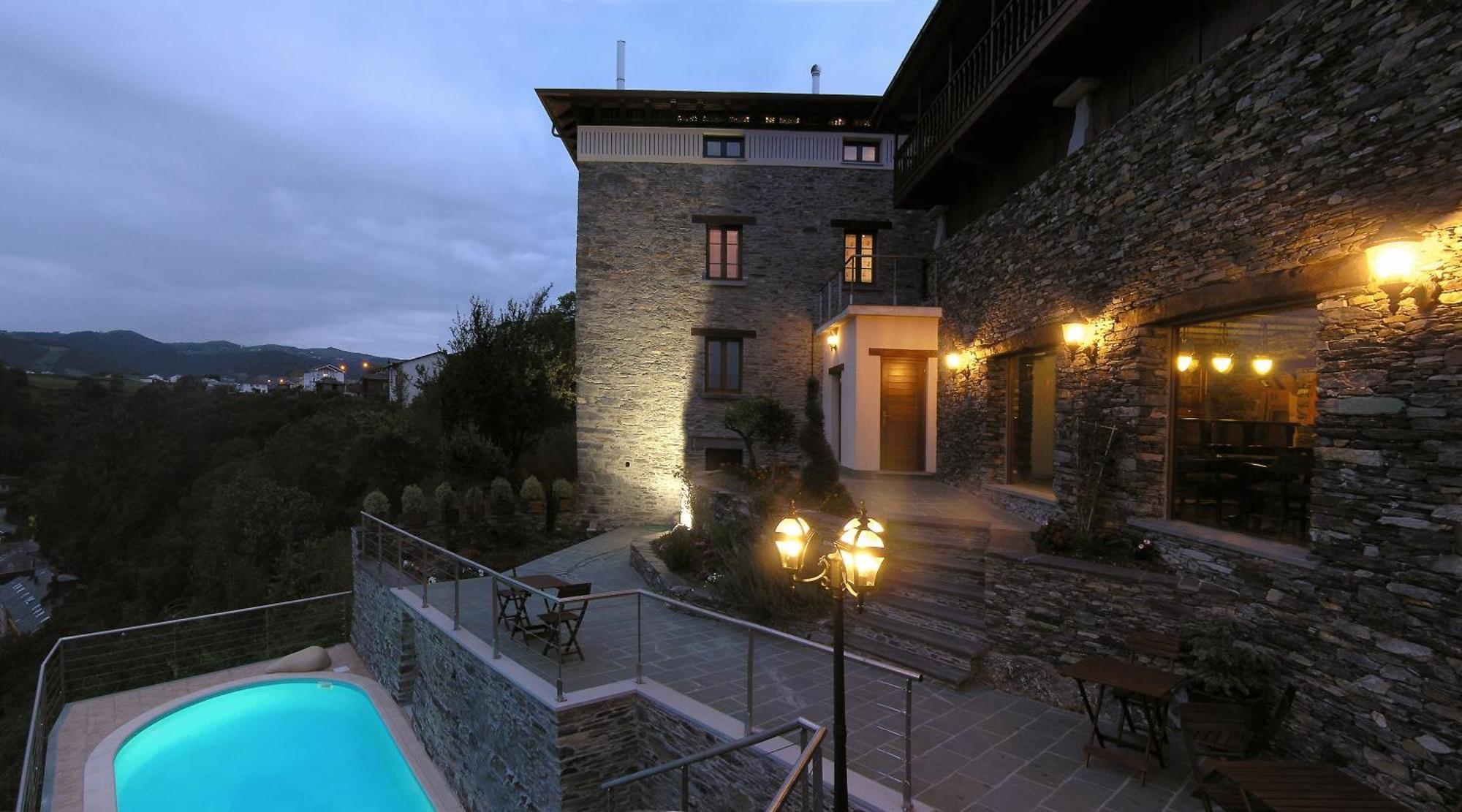 Hotel Casona El Gurugu Luarca Esterno foto